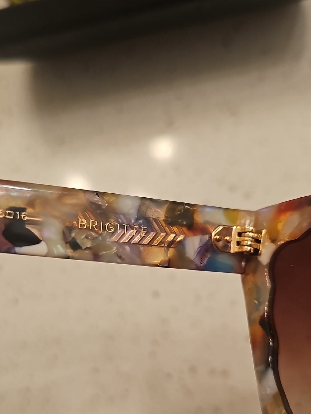 KREWE Brigitte Sunglasses in Gelato Multicolor Acetate - Picture 4 of 6